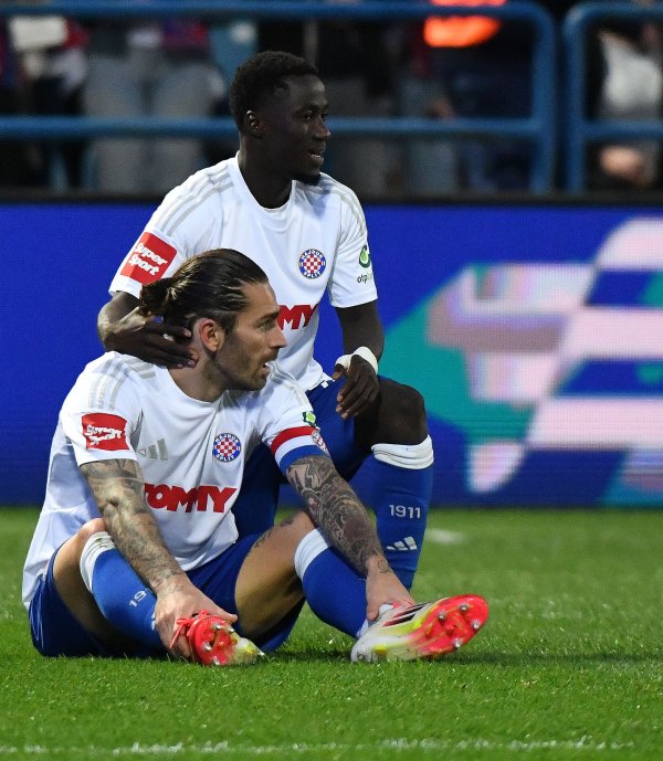 Marko Livaja i Abdoulie Sanyang Bamba NK Hajduk