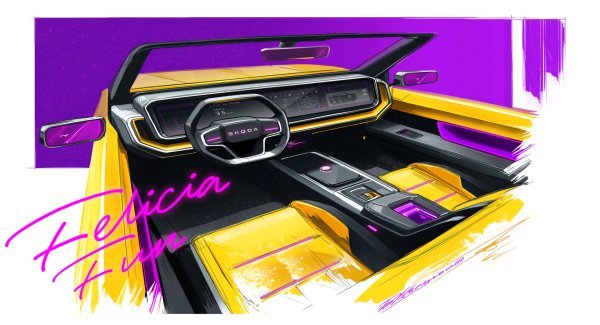 Dizajnerska pick-up vizija Škoda Felicia Fun