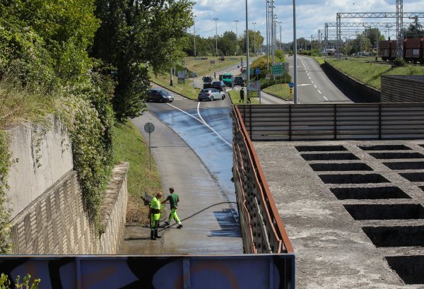 Sanacija podvožnjaka na Aleji Bologne nakon obilnih kiša