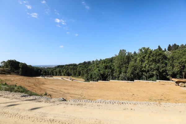 Zagreb: Sanacija klizišta na Pantovčaku, srpanj 2025.