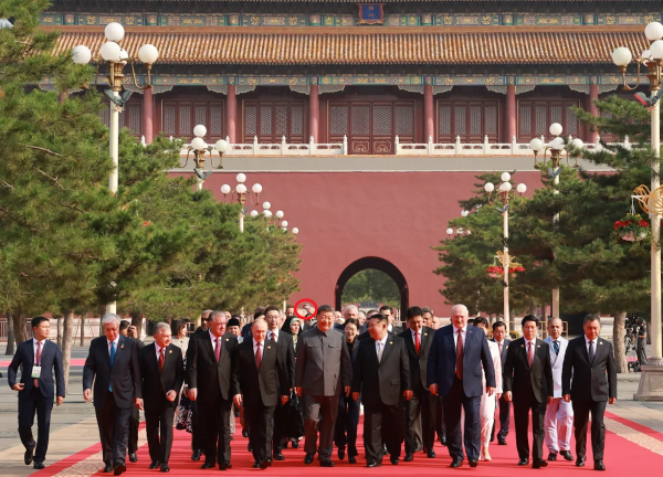 Aleksandar Vučić na grupnoj fotografiji u Pekingu
