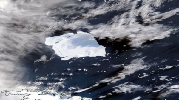 Ledeni brijeg, najnovije satelitske snimke