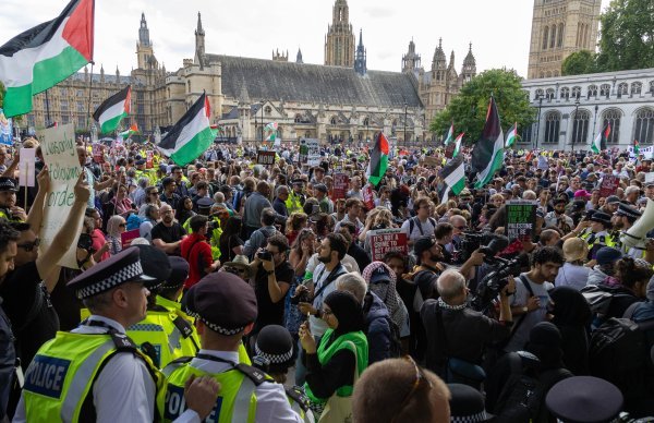 Prosvjed podrške Palestinskoj akciji u Londonu