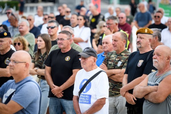 Prosvjed branitelja zbog festivala 'Fališ' u Šibeniku