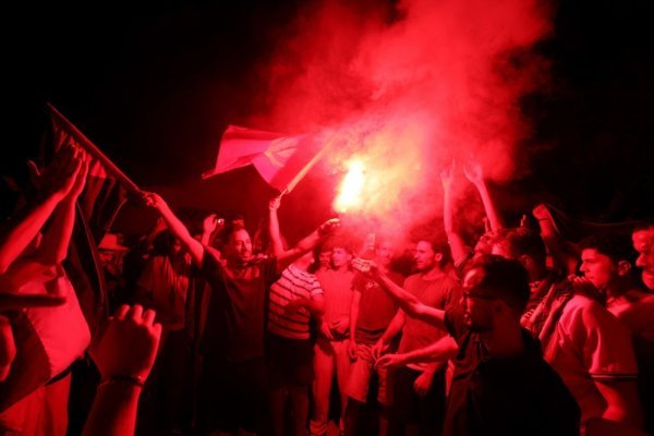 Podrška Palestini u Tunisu.