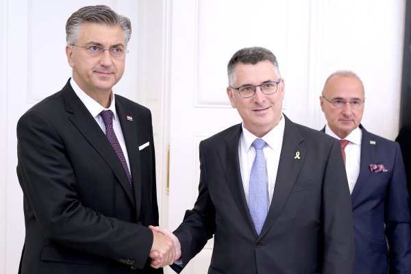 Plenković primio ministra vanjskih poslova Države Izrael Gideona Moshea Sa'ara