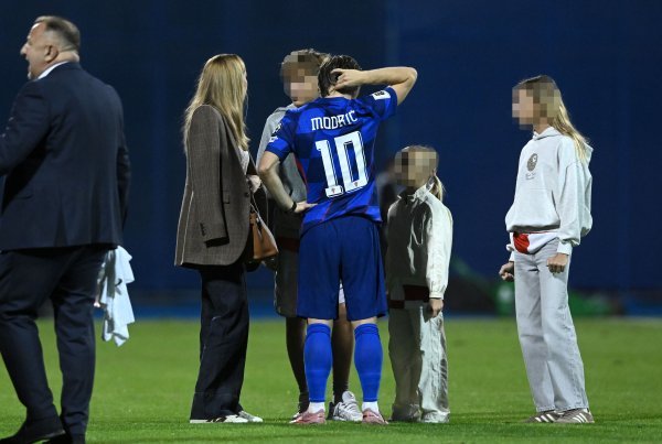 Luka Modrić s obitelji