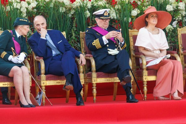 Belgijska princeza Astrid, princ Lorenz, princ Laurent i princeza Claire
