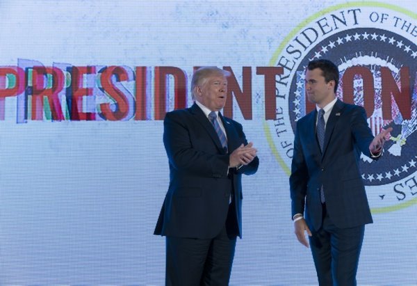Donald Trump i Charlie Kirk