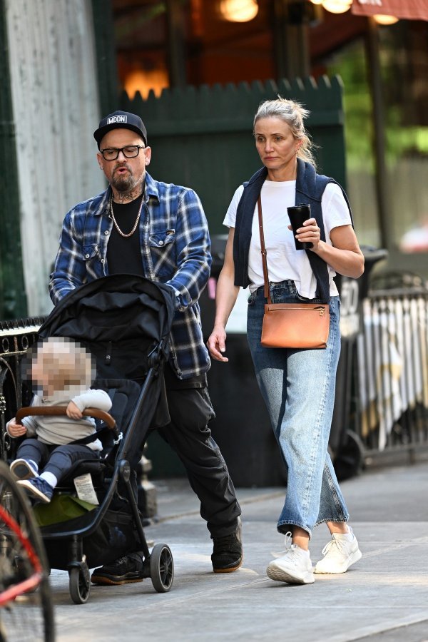Benji Madden i Cameron Diaz sa sinčićem