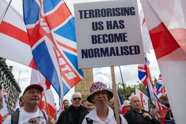 Protuimigrantski prosvjed u Londonu