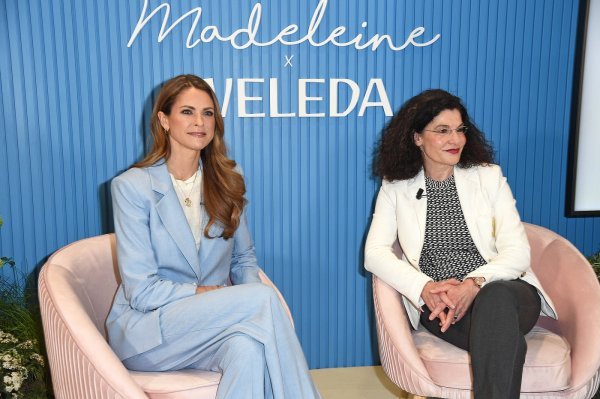 Predsjednica uprave Welede Tina Müller sa švedskom princezom Madeleine, jednim od uglednih zaštitnih lica brenda