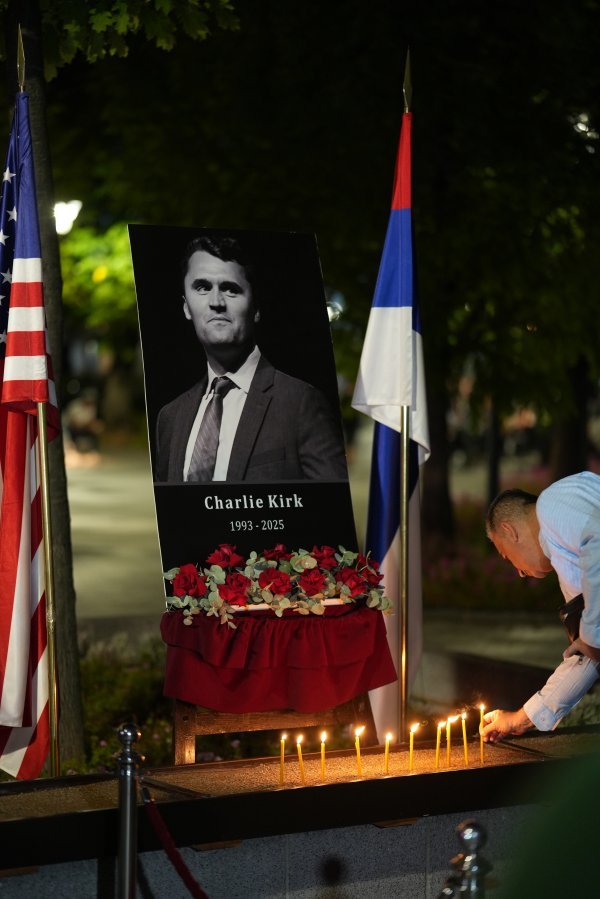 Banja Luka odala počast Charlie Kirku