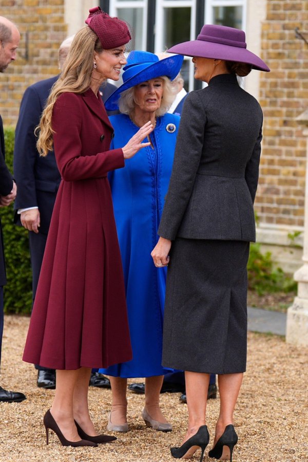 Kate Middleton, kraljica Camilla, Melania Trump