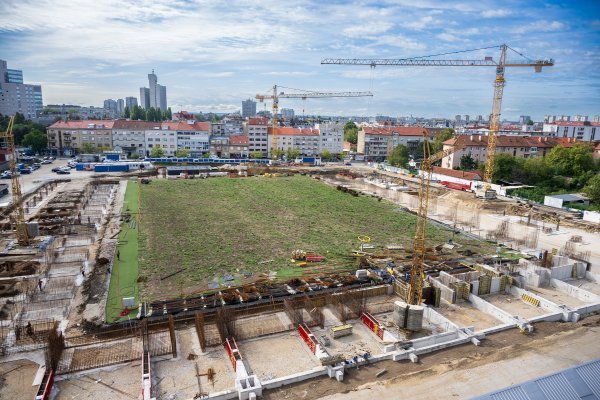 Radovi na novom stadionu u Kranjčevićevoj