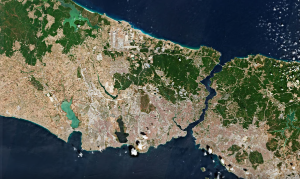 Panoramska slika istanbulskog kopnenog mosta: Novi kanal mogao bi europski dio Istanbula pretvoriti u otok