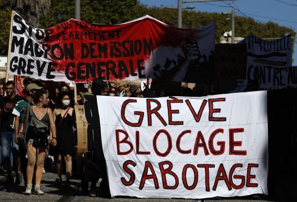 Veliki prosvjedi u Montpellieru, Francuska