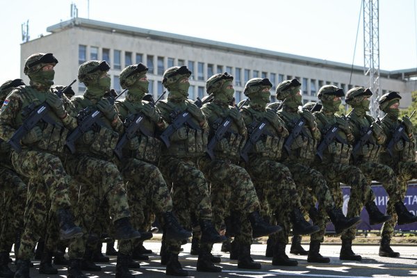 Generalna proba vojne parade u Beogradu