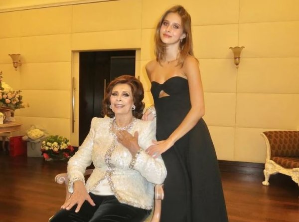 Sophia Loren sa unukom, Lucijom Sofijom Ponti