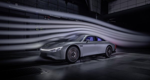 Razvoj aerodinamike kod Mercedes-Benza: VISION EQXX iz 2022. S Cd vrijednošću od 0,17
