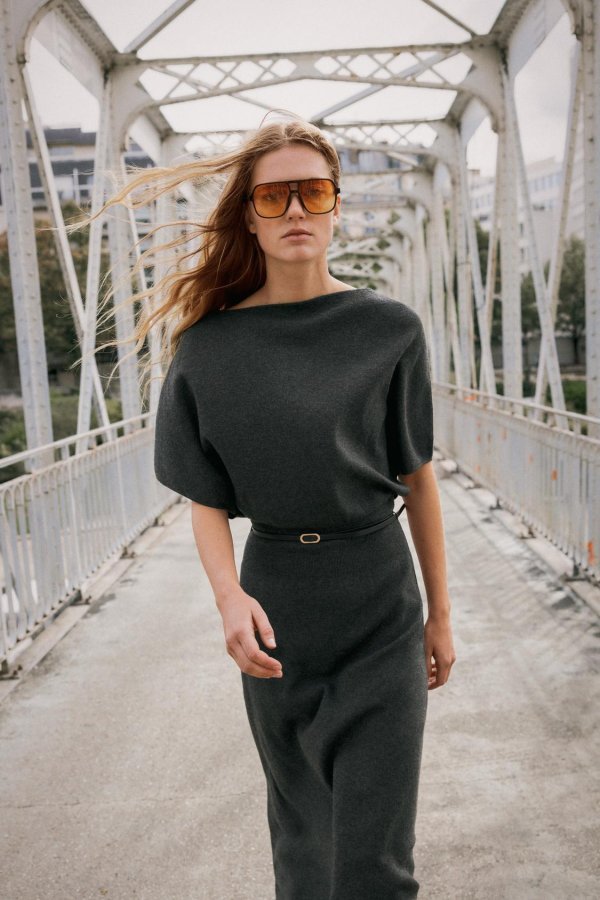 Zara midi pletena haljina