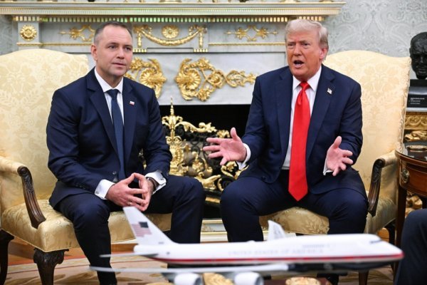 Karol Nawrocki i Donald Trump