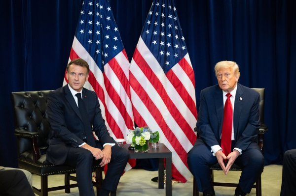 Emmanuel Macron i Donald Trump u New Yorku