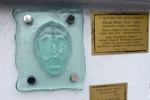 Varaždinske Toplice: Ispred rodne kuće Nenada Brixyja postavljena je spomen-ploča Grunfu