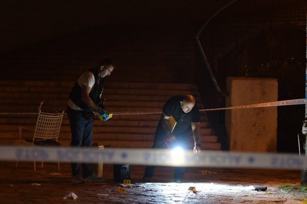 Policijski očevid u Šibeniku