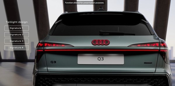 Audi Q3 SUV - 4 potpisa rasvjete