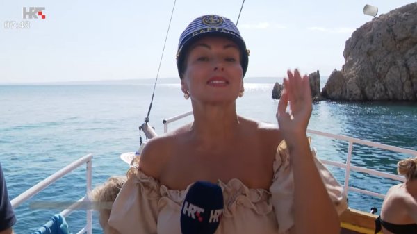 Ivana Perić u javljanju uživo za 'Dobro jutro, Hrvatska' u kolovozu 2025.