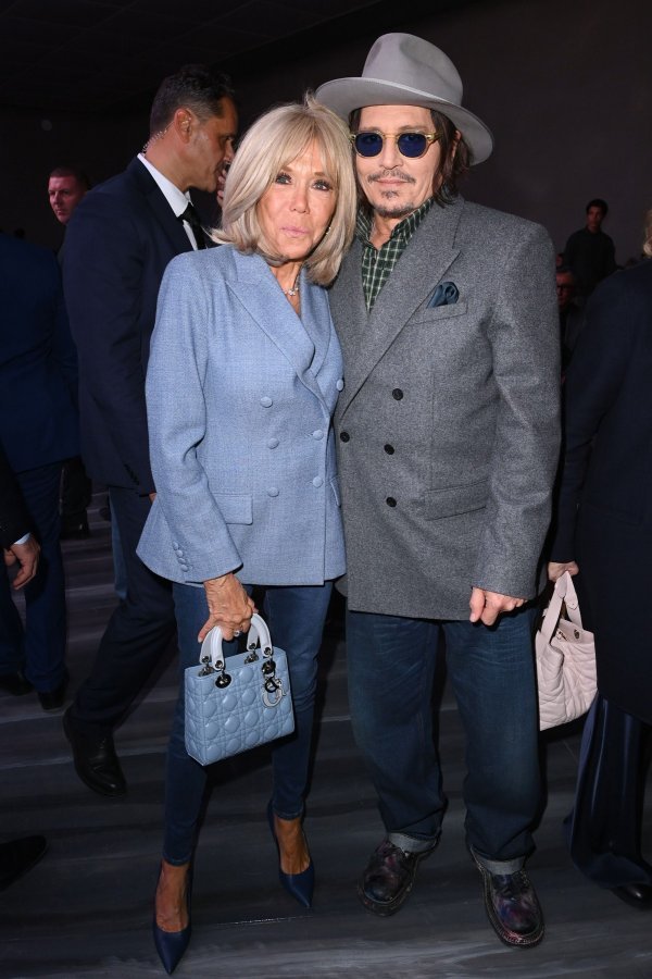 Brigitte Macron i Johnny Depp