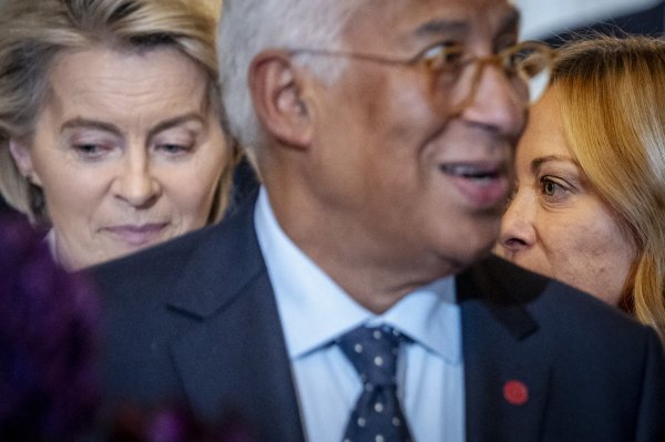 Ursula von der Leyen, Antonio Costa, Giorgia Meloni