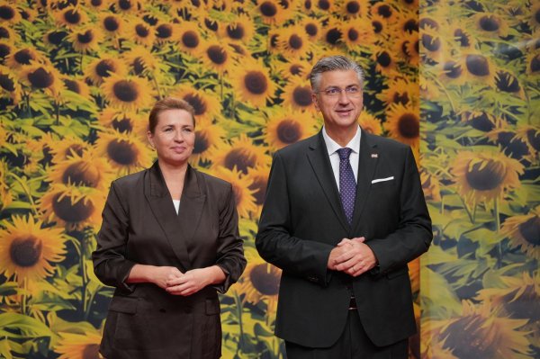 Mette Frederiksen i Andrej Plenković