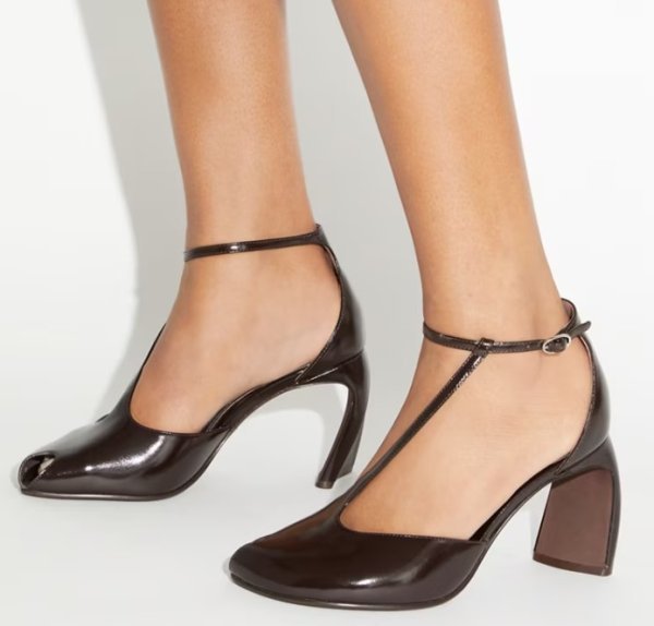 Tory Burch peep-toe sandale s t-remenom