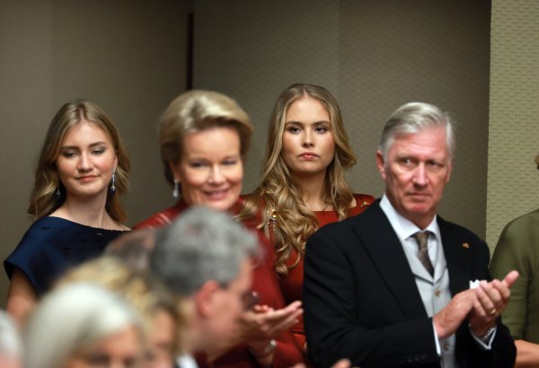 Belgijska princeza Elisabeth, belgijska kraljica Mathilde, nizozemska princeza Catharina-Amalia i belgijski kralj Philippe