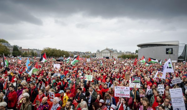 Prosvjed u Amsterdamu u znak podrške Palestini