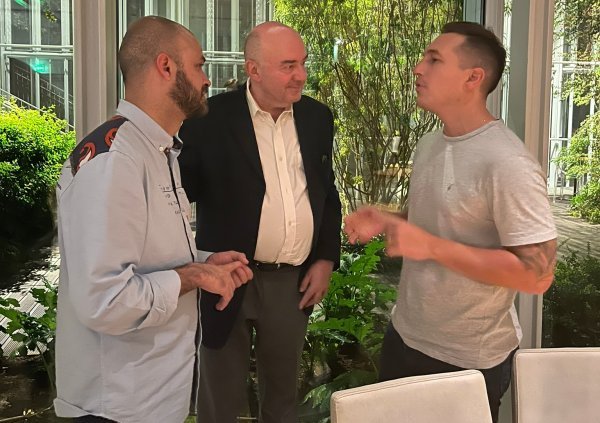 Marcos di Battista i Rodrigo Urraca s našim suradnikom Velimirom Cindrićem