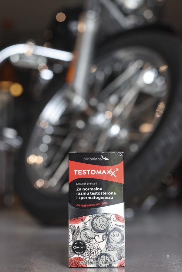 Testomaxx - dodatak prehrani za normalnu razinu testosterona i spermatogenezu, za muškarce svih dobi