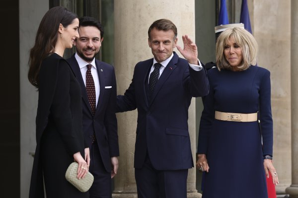 Princeza Rajwa, princ Hussein, Emmanuel Macron, Brigitte Macron