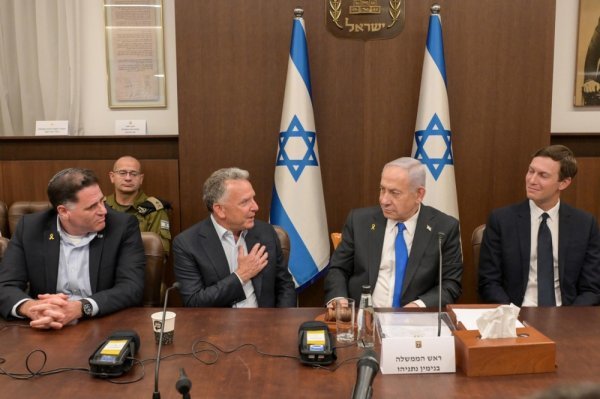 Ron Dermer, Steve Witkoff, Benjamin Netanyahu, Jared Kushner