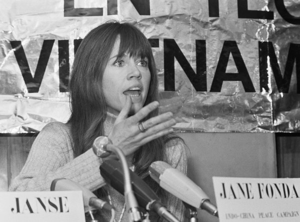 Jane Fonda tijekom kampanje protiv rata u Vijetnamu