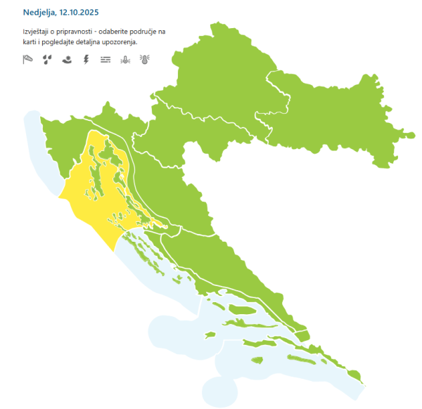 Prognoza za nedjelju