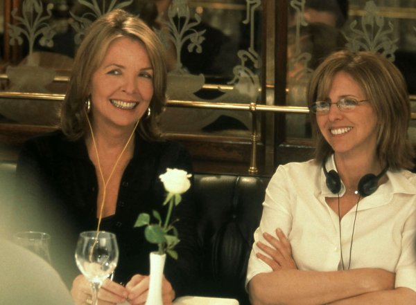 Diane Keaton i Nancy Meyers na setu filma 'Ljubav nema pravila'
