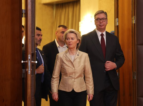 Ursula von der Leyen i Aleksandar Vučić