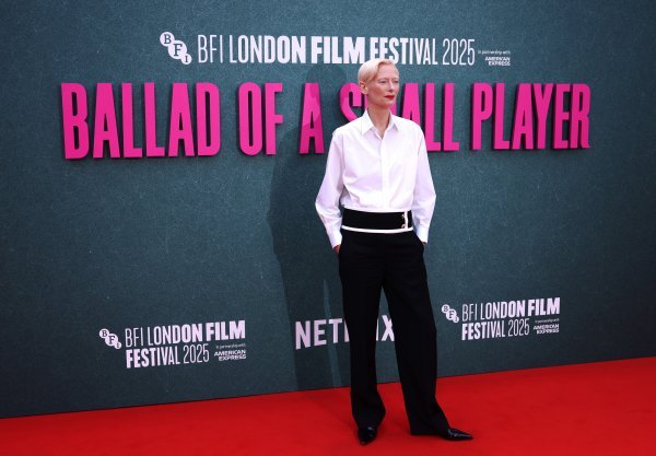 Tilda Swinton na premijeri filma 'Ballad of a Small Player'