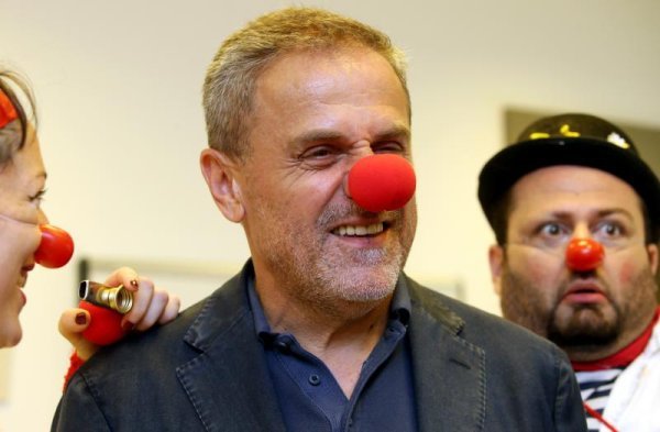 Gradonačelnik Bandić i udruga Crveni nosevi (1)