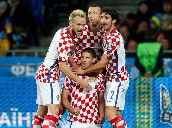 Kramarić slavi gol Ukrajini
