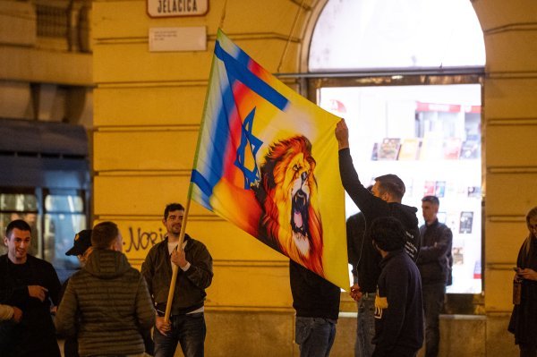Zagreb: Na prosvjedu za Palestinu podignuta izraelska zastava