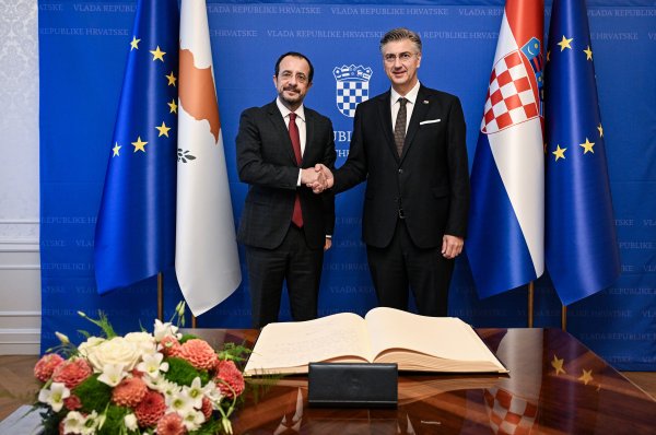 Premijer Plenković sastao se s ciparskim predsjednikom